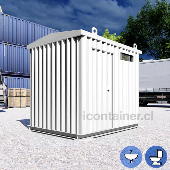 Caseta de 2.5 x 2 mts +Baño Simple — Icontainer